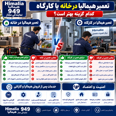 تعمیر هیمالیا در محل, مزایای تعمیر در خانه, نمایندگی سیار هیمالیا, خدمات پس از فروش هیمالیا